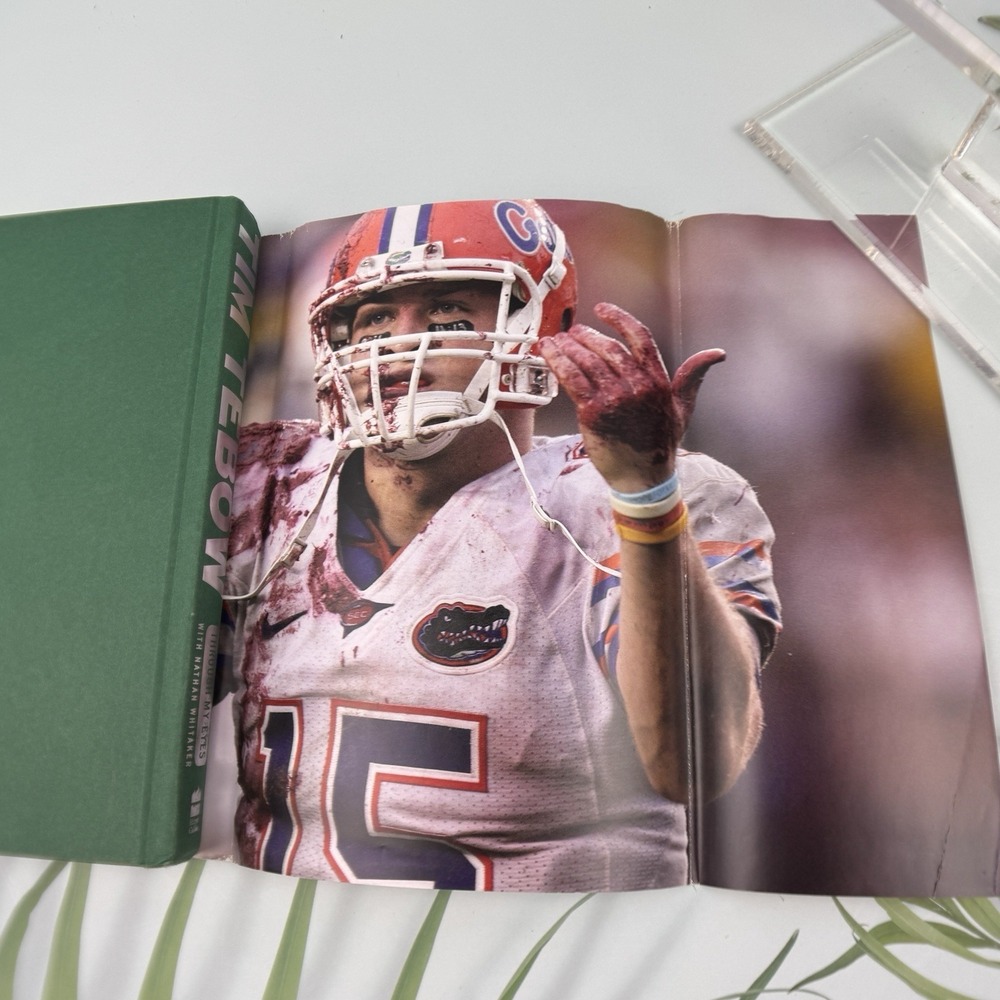 Tim Tebow Book Through My Eyes Hardcover ACCEPTABLE Football Gators Quarterback - Picture 7 of 10